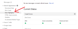 Search Console-Data highlighter